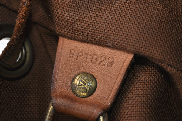 Authentic Louis Vuitton Monogram Montsouris MM Backpack M51136 LV K4665