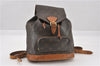 Authentic Louis Vuitton Monogram Montsouris MM Backpack M51136 LV K4665