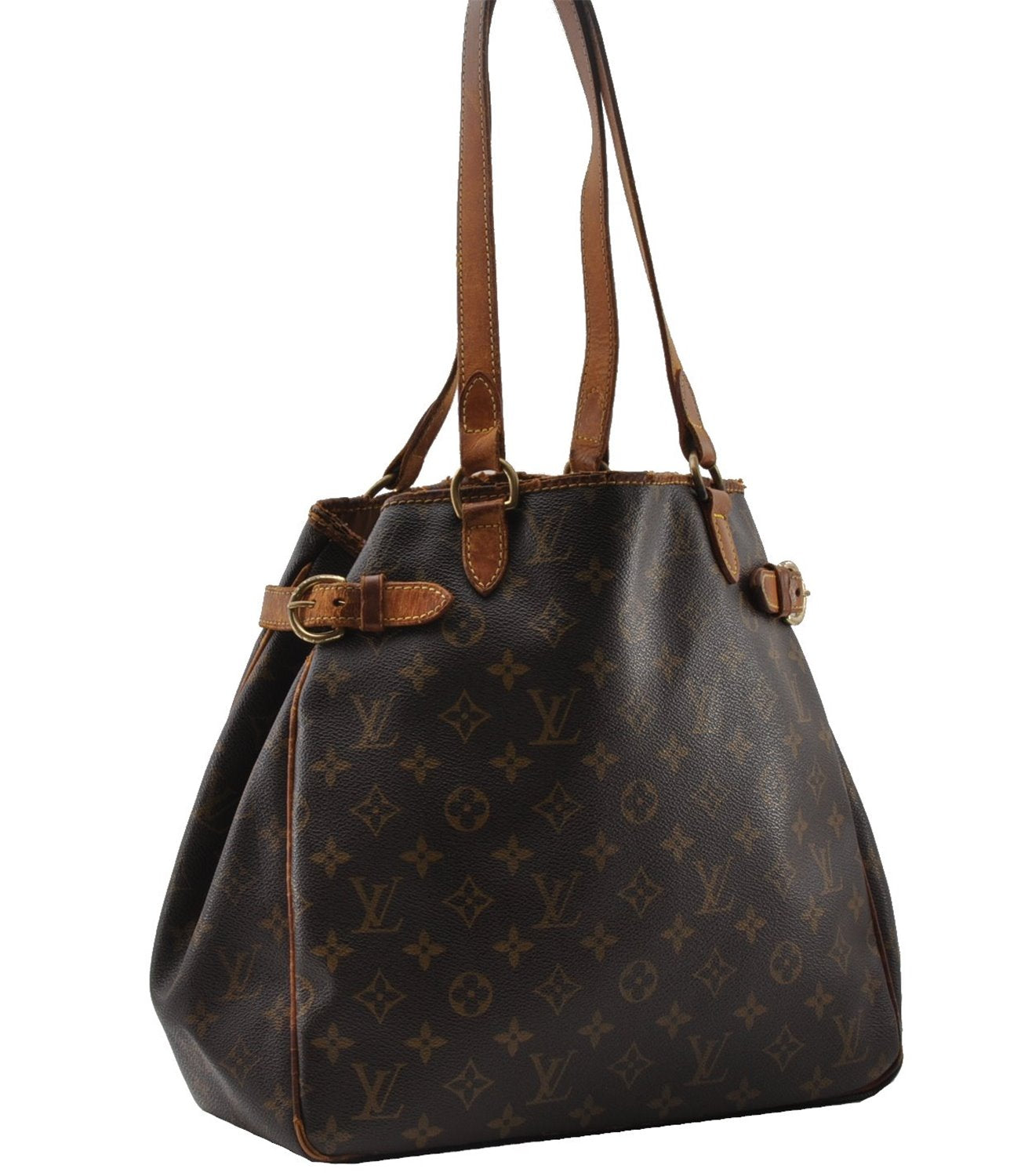 Authentic Louis Vuitton Monogram Batignolles Vertical Tote Bag M51153 LV K4666