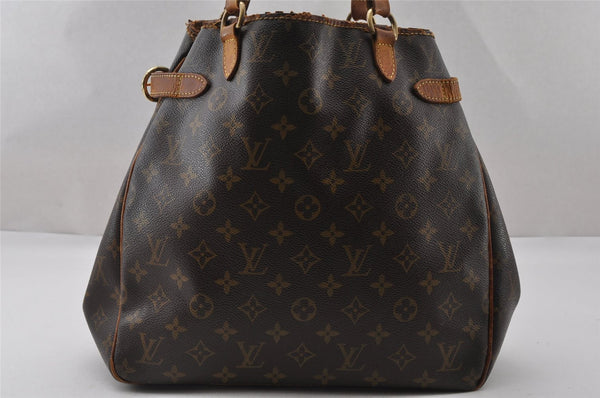 Authentic Louis Vuitton Monogram Batignolles Vertical Tote Bag M51153 LV K4666