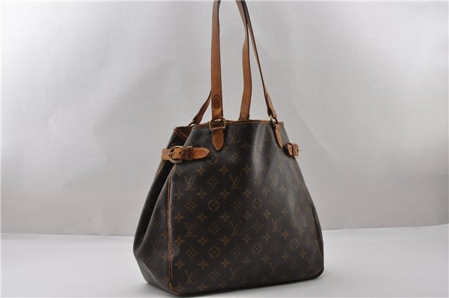 Authentic Louis Vuitton Monogram Batignolles Vertical Tote Bag M51153 LV K4666