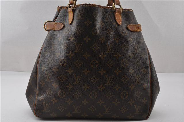 Authentic Louis Vuitton Monogram Batignolles Vertical Tote Bag M51153 LV K4666