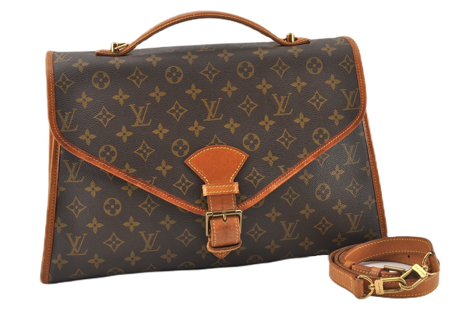 Authentic Louis Vuitton Monogram Beverly 41 M51121 2Way Shoulder Hand Bag K4670