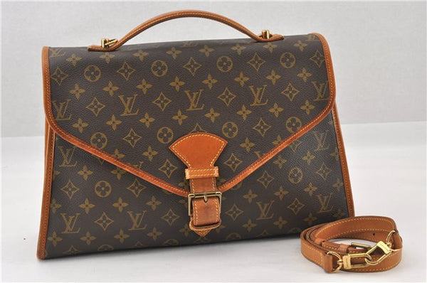 Authentic Louis Vuitton Monogram Beverly 41 M51121 2Way Shoulder Hand Bag K4670