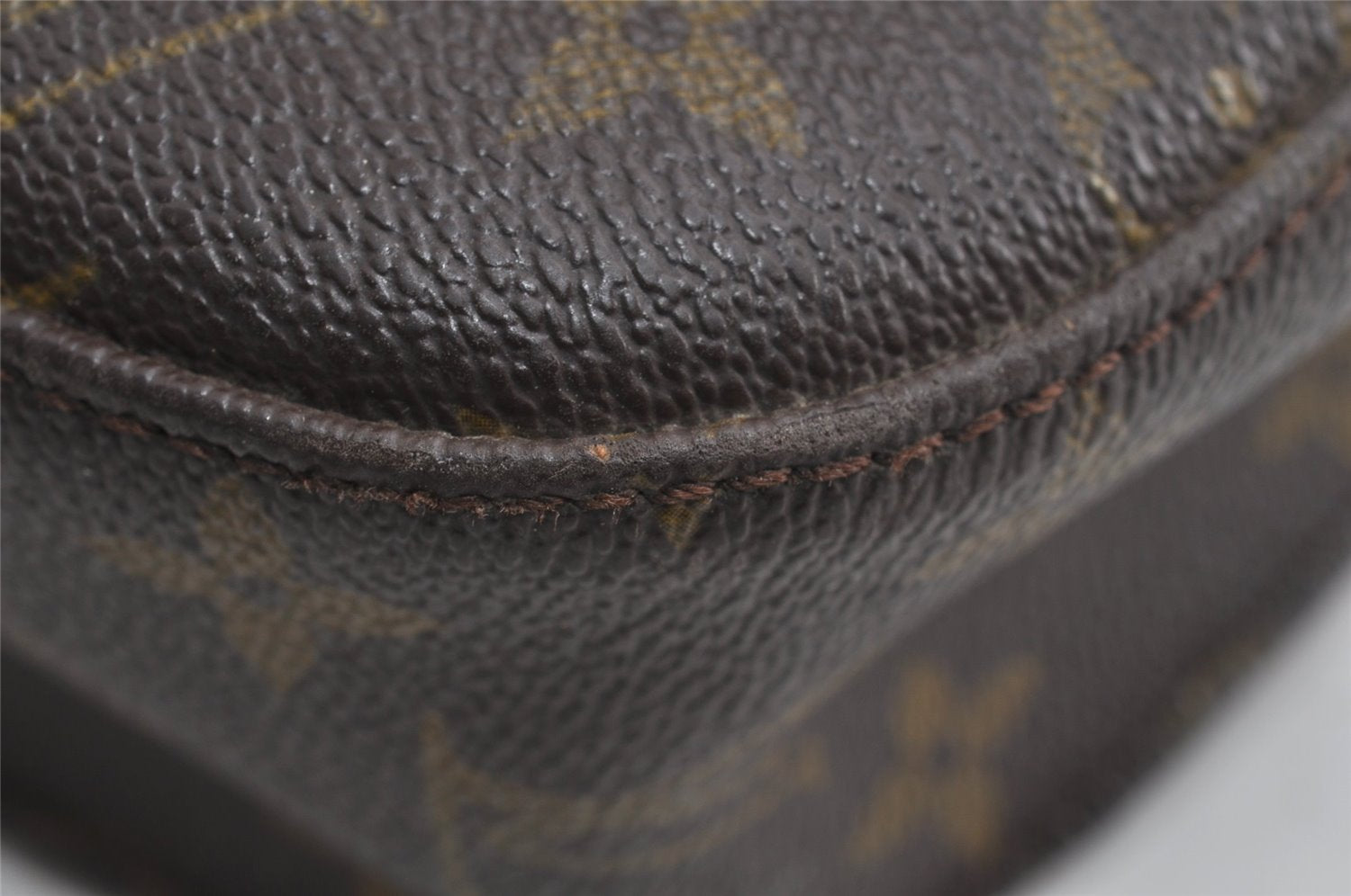 Auth Louis Vuitton Monogram Saint Cloud GM Shoulder Cross Bag Old Model LV K4671