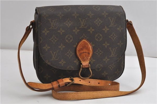Auth Louis Vuitton Monogram Saint Cloud GM Shoulder Cross Bag Old Model LV K4671