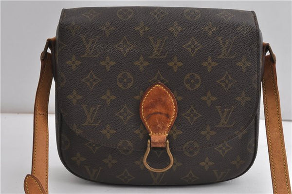 Auth Louis Vuitton Monogram Saint Cloud GM Shoulder Cross Bag Old Model LV K4671