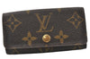 Authentic Louis Vuitton Monogram Multicles 4 Four Hooks Key Case M62631 LV K4672