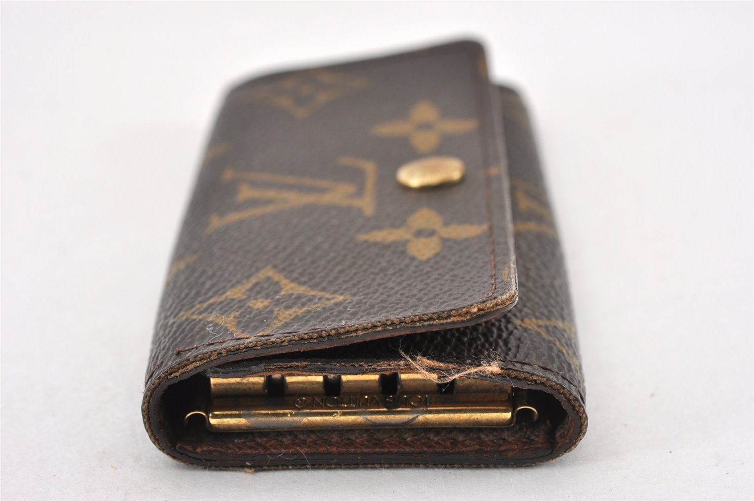 Authentic Louis Vuitton Monogram Multicles 4 Four Hooks Key Case M62631 LV K4672
