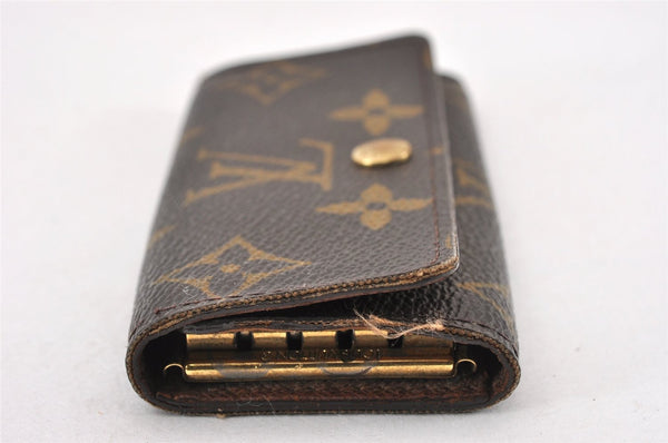 Authentic Louis Vuitton Monogram Multicles 4 Four Hooks Key Case M62631 LV K4672