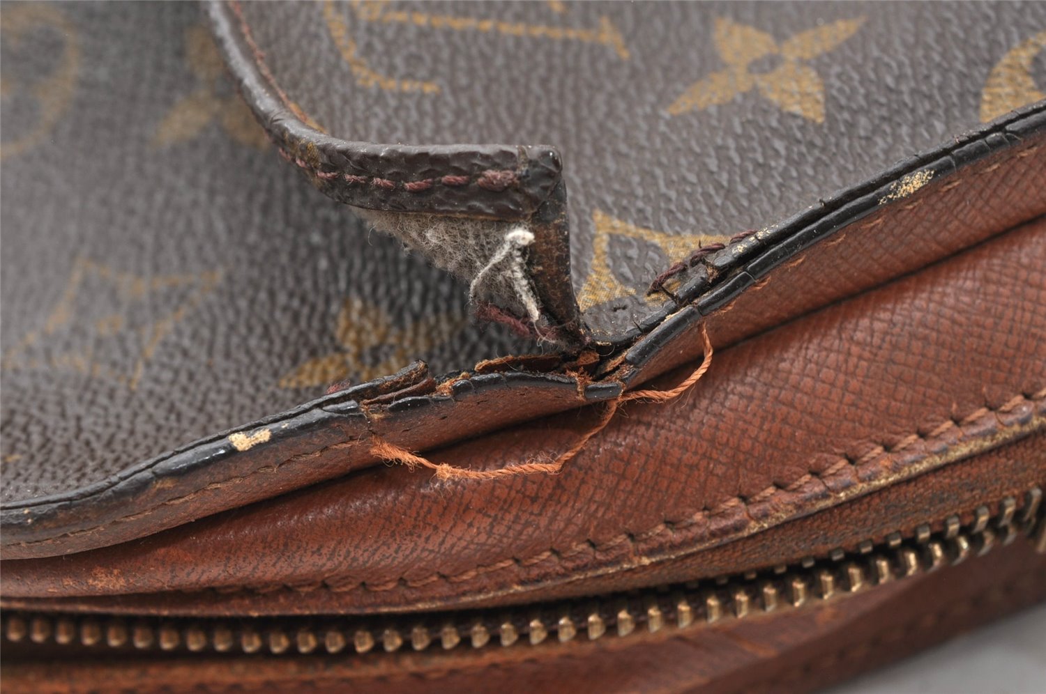 Authentic Louis Vuitton Monogram Orsay Clutch Hand Bag Purse M51790 Junk K4674