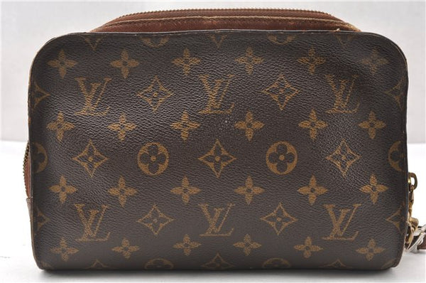Authentic Louis Vuitton Monogram Orsay Clutch Hand Bag Purse M51790 Junk K4674