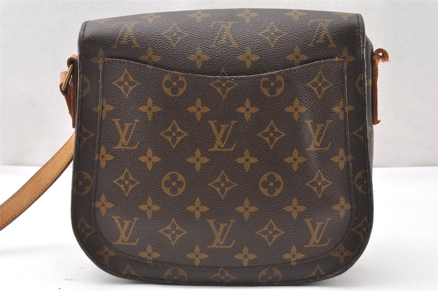 Authentic Louis Vuitton Monogram Saint Cloud GM M51242 Shoulder Bag Junk K4676