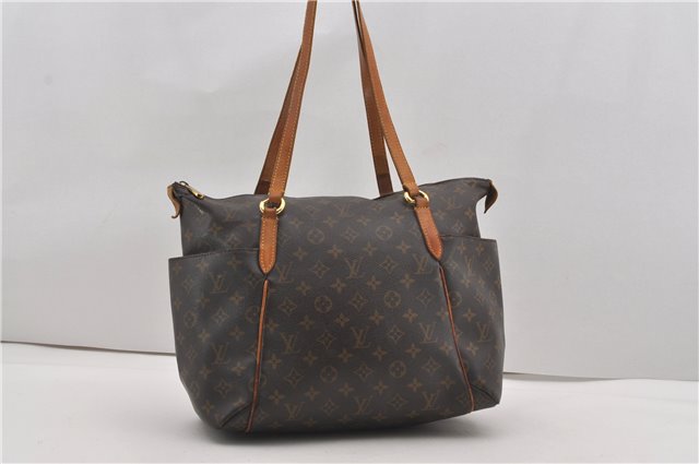 Authentic Louis Vuitton Monogram Totally MM Shoulder Tote Bag M41015 LV K4677