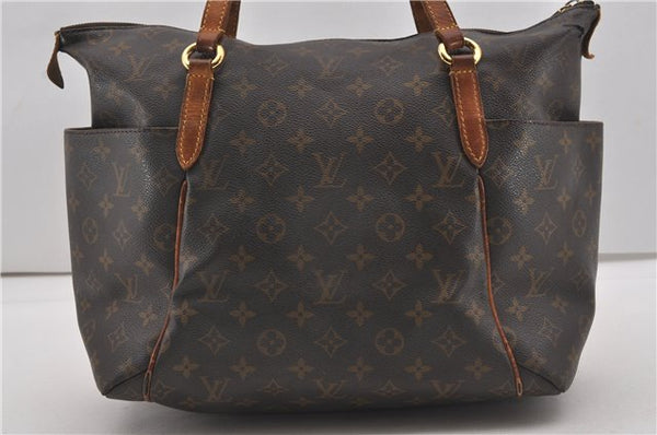 Authentic Louis Vuitton Monogram Totally MM Shoulder Tote Bag M41015 LV K4677