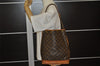 Authentic Louis Vuitton Monogram Noe Shoulder Drawstring Bag M42224 LV K4680