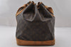 Authentic Louis Vuitton Monogram Noe Shoulder Drawstring Bag M42224 LV K4681