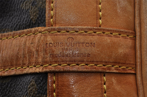 Authentic Louis Vuitton Monogram Noe Shoulder Drawstring Bag M42224 LV K4681