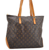 Authentic Louis Vuitton Monogram Cabas Mezzo Shoulder Tote Bag M51151 LV K4682