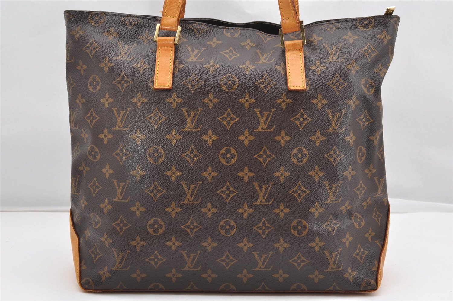 Authentic Louis Vuitton Monogram Cabas Mezzo Shoulder Tote Bag M51151 LV K4682