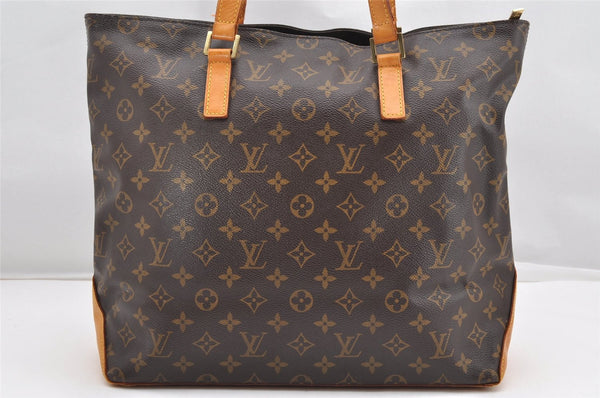 Authentic Louis Vuitton Monogram Cabas Mezzo Shoulder Tote Bag M51151 LV K4682