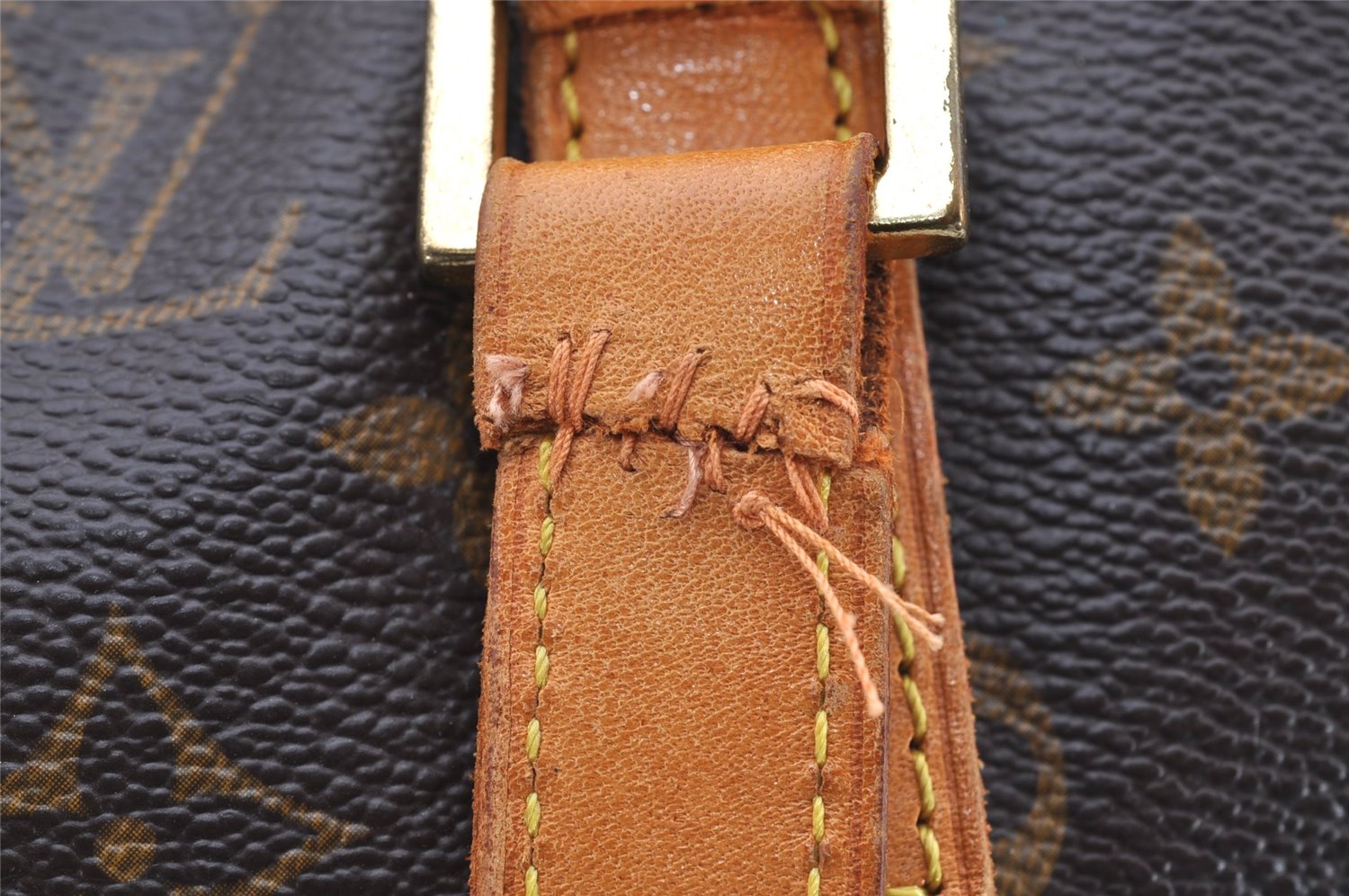 Authentic Louis Vuitton Monogram Cabas Mezzo Shoulder Tote Bag M51151 LV K4682