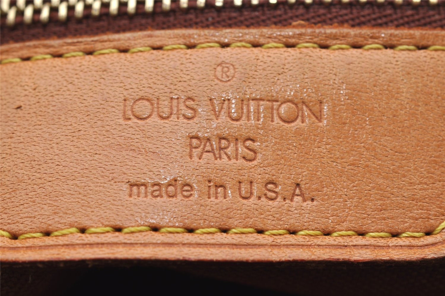 Authentic Louis Vuitton Monogram Cabas Mezzo Shoulder Tote Bag M51151 LV K4682