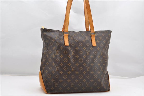 Authentic Louis Vuitton Monogram Cabas Mezzo Shoulder Tote Bag M51151 LV K4682