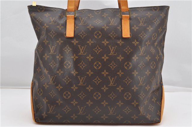 Authentic Louis Vuitton Monogram Cabas Mezzo Shoulder Tote Bag M51151 LV K4682