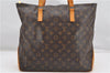 Authentic Louis Vuitton Monogram Cabas Mezzo Shoulder Tote Bag M51151 LV K4682