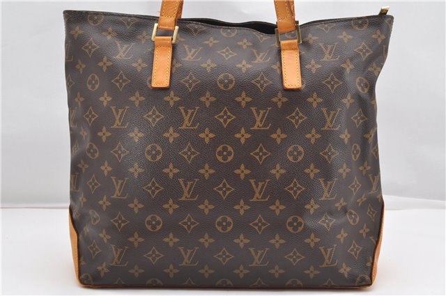 Authentic Louis Vuitton Monogram Cabas Mezzo Shoulder Tote Bag M51151 LV K4682