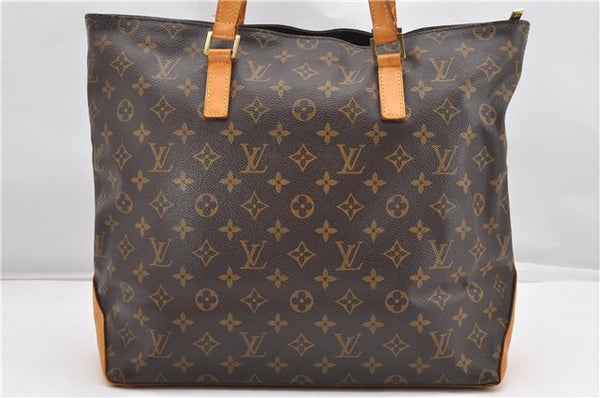 Authentic Louis Vuitton Monogram Cabas Mezzo Shoulder Tote Bag M51151 LV K4682
