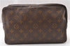 Auth Louis Vuitton Monogram Trousse Toilette 28 Clutch Hand Bag Old Model K4684