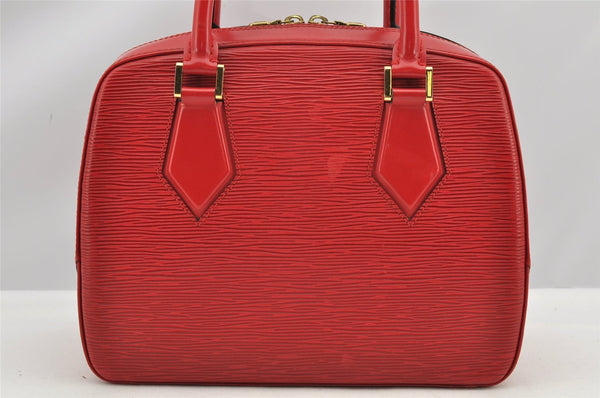 Authentic Louis Vuitton Epi Pont Neuf Hand Bag Purse Red M52057 LV K4693