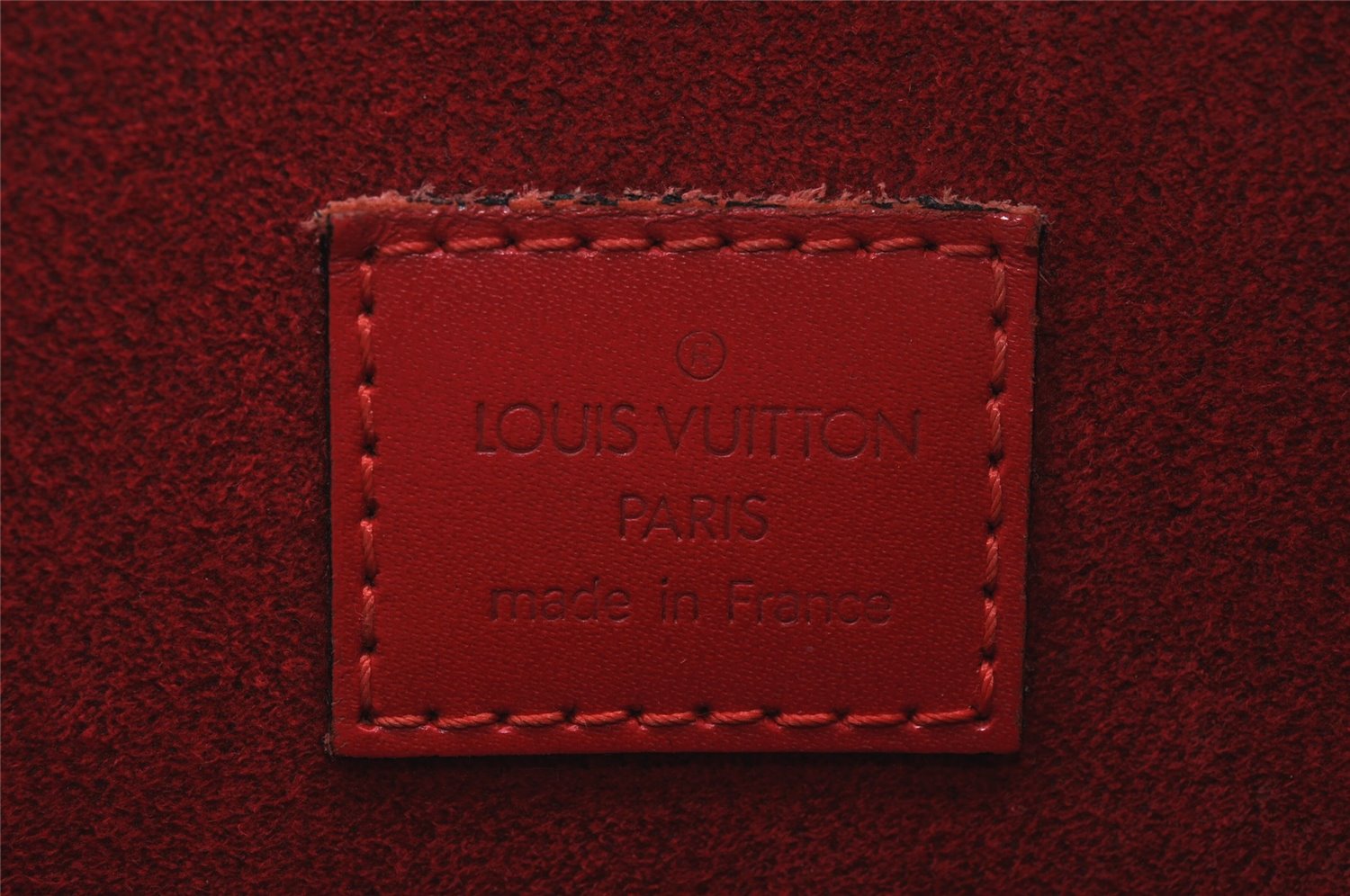 Authentic Louis Vuitton Epi Pont Neuf Hand Bag Purse Red M52057 LV K4693