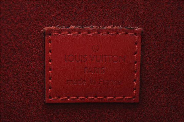 Authentic Louis Vuitton Epi Pont Neuf Hand Bag Purse Red M52057 LV K4693
