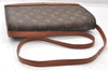 Authentic Louis Vuitton Monogram Bordeaux M51797 2Way Shoulder Clutch Bag K4694