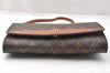 Authentic Louis Vuitton Monogram Bordeaux M51797 2Way Shoulder Clutch Bag K4694