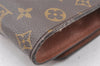 Authentic Louis Vuitton Monogram Bordeaux M51797 2Way Shoulder Clutch Bag K4694