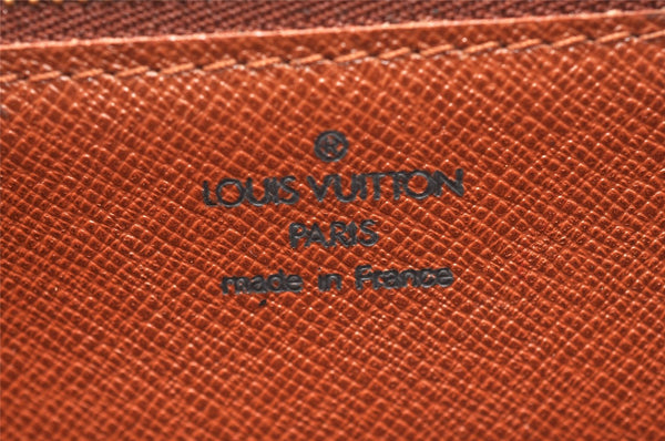 Authentic Louis Vuitton Monogram Bordeaux M51797 2Way Shoulder Clutch Bag K4694