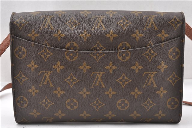 Authentic Louis Vuitton Monogram Bordeaux M51797 2Way Shoulder Clutch Bag K4694