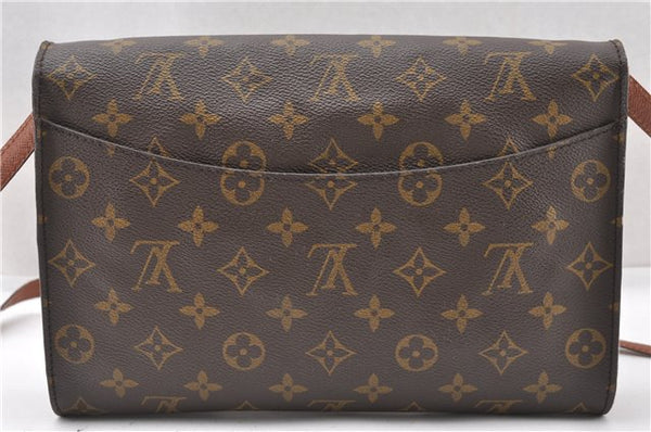 Authentic Louis Vuitton Monogram Bordeaux M51797 2Way Shoulder Clutch Bag K4694