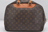 Authentic Louis Vuitton Monogram Deauville Hand Bag M47270 LV Junk K4697