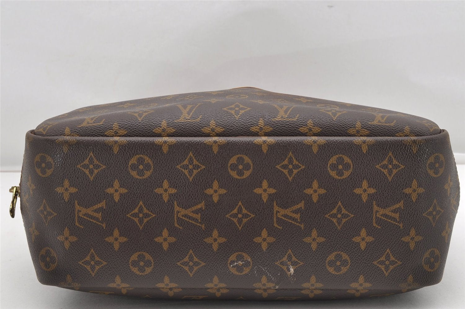 Authentic Louis Vuitton Monogram Deauville Hand Bag M47270 LV Junk K4697