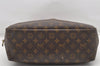 Authentic Louis Vuitton Monogram Deauville Hand Bag M47270 LV Junk K4697