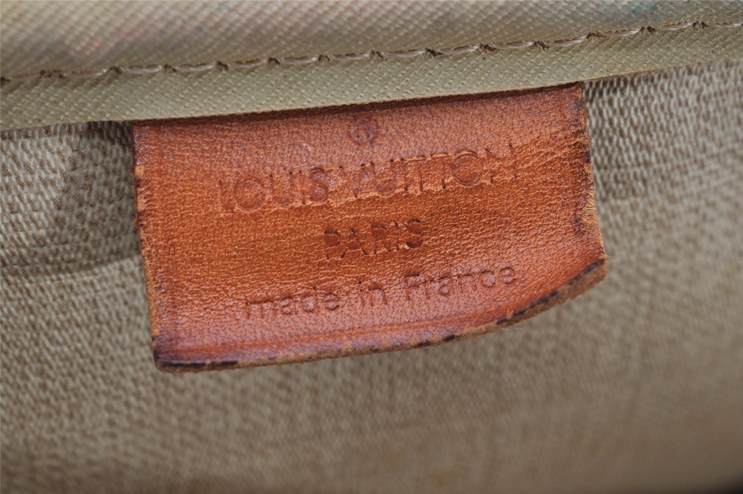 Authentic Louis Vuitton Monogram Deauville Hand Bag M47270 LV Junk K4697