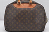 Authentic Louis Vuitton Monogram Deauville Hand Bag M47270 LV Junk K4697