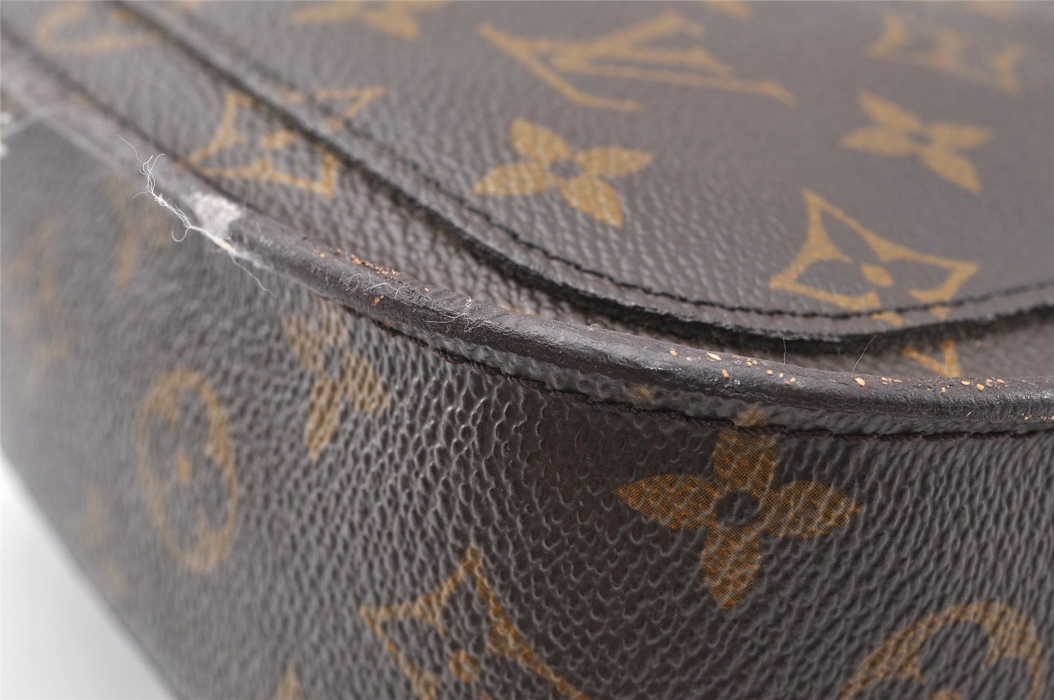 Auth Louis Vuitton Monogram Saint Cloud MM M51243 Shoulder Cross Bag Junk K4698