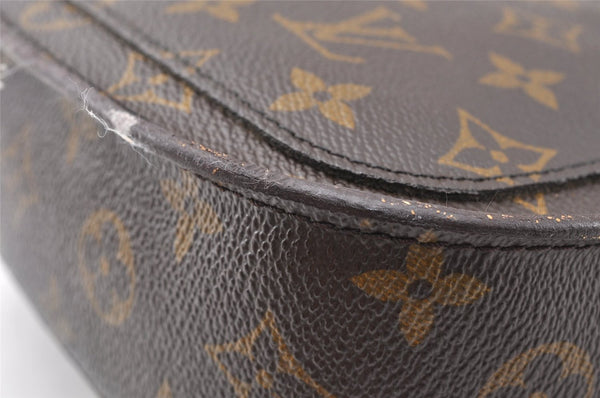 Auth Louis Vuitton Monogram Saint Cloud MM M51243 Shoulder Cross Bag Junk K4698