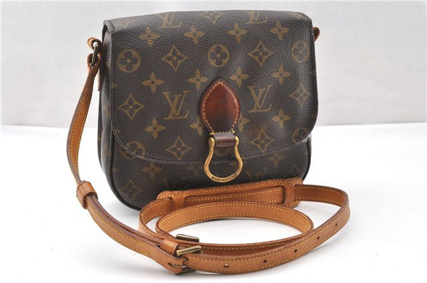 Auth Louis Vuitton Monogram Saint Cloud MM M51243 Shoulder Cross Bag Junk K4698